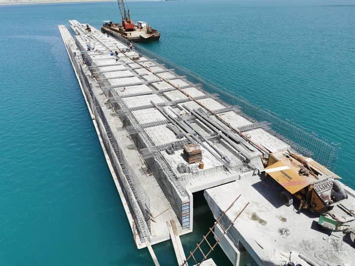 احداث اسکله بندر جاسک